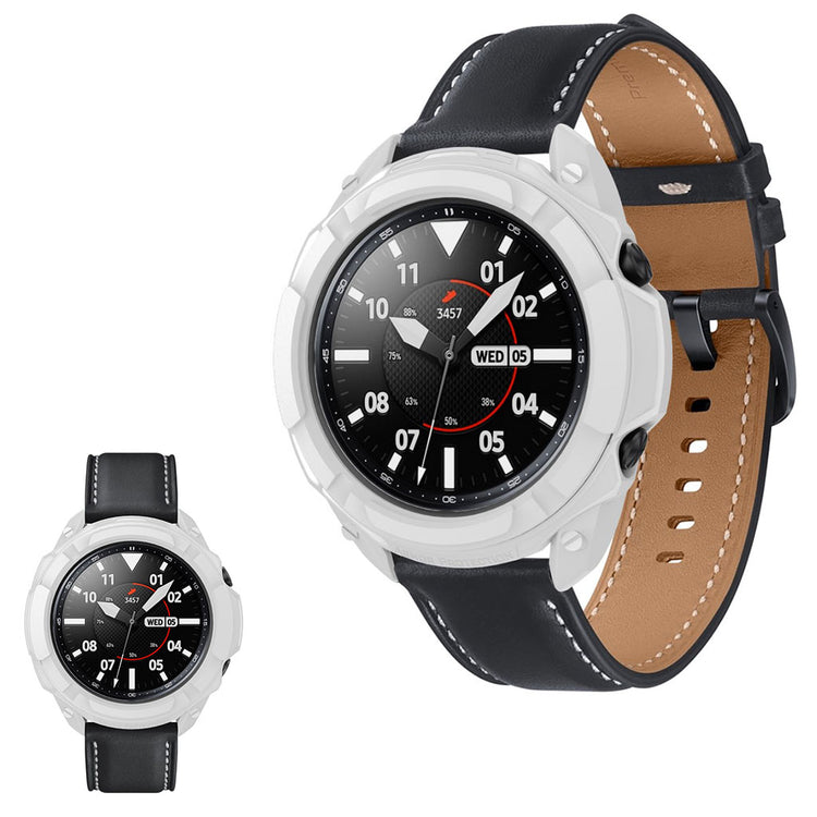 Samsung Galaxy Watch 3 (41mm)  Silikone Bumper  - Hvid#serie_2