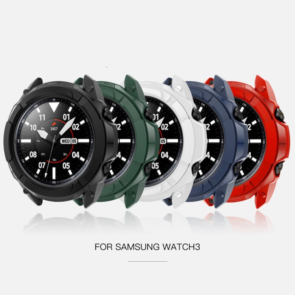 Samsung Galaxy Watch 3 (41mm)  Silikone Bumper  - Sort#serie_3