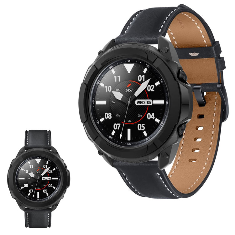 Samsung Galaxy Watch 3 (41mm)  Silikone Bumper  - Sort#serie_3
