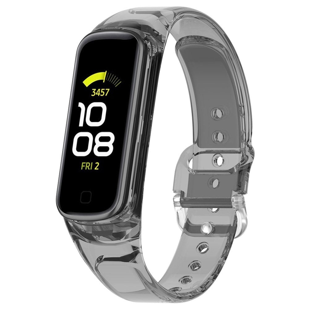 Rigtigt hårdfør Samsung Galaxy Fit 2 Silikone Urrem - Sort#serie_1