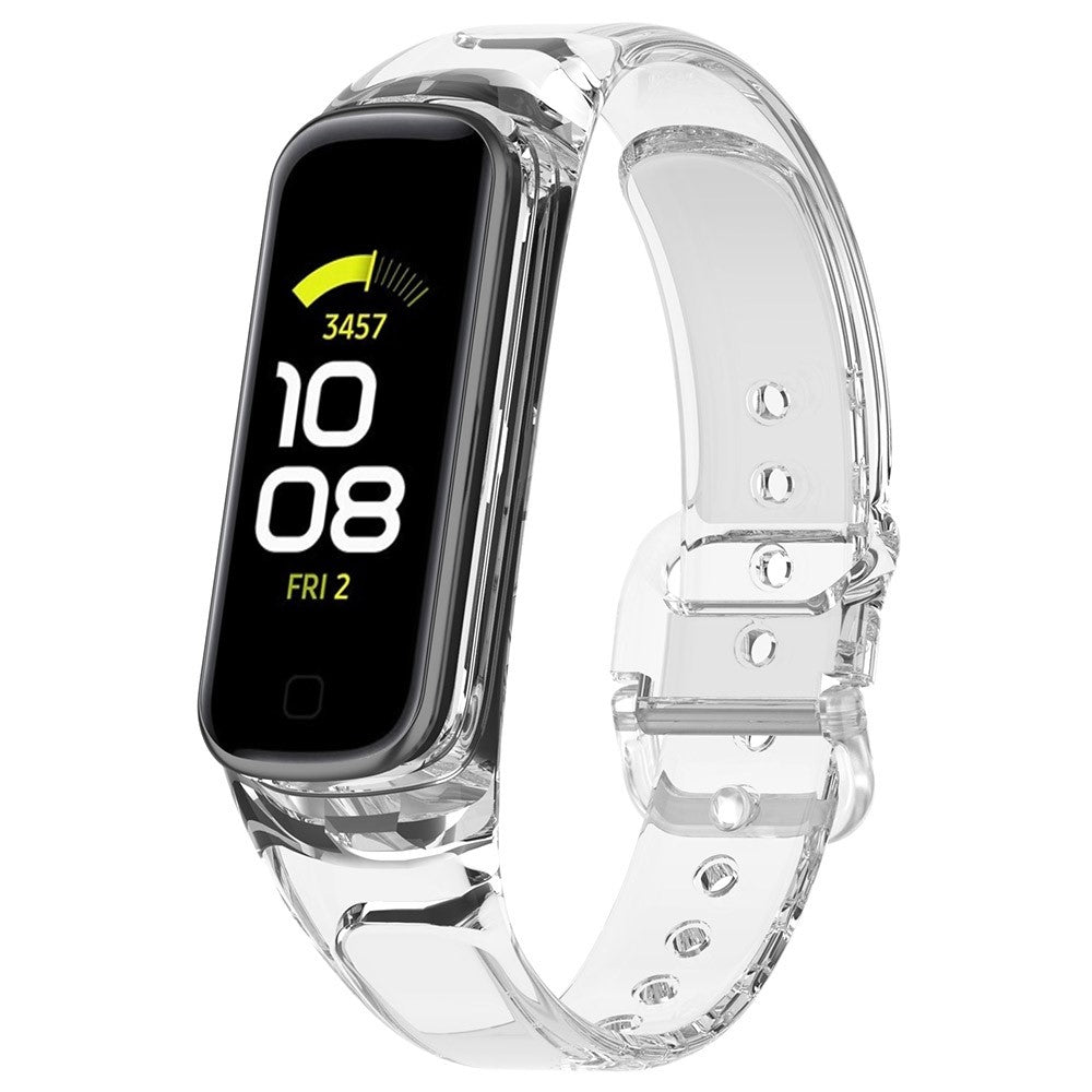 Rigtigt kønt Samsung Galaxy Fit 2 Silikone Rem - Gennemsigtig#serie_6