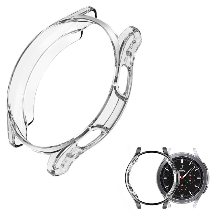 Samsung Galaxy Watch 4 (40mm) Gennemsigtig Silikone Bumper  - Gennemsigtig#serie_1