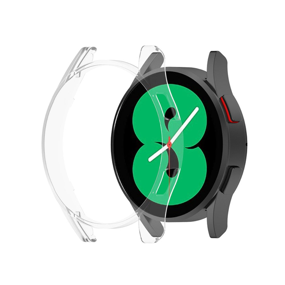 Samsung Galaxy Watch 4 (40mm) Gennemsigtig Plastik Bumper  - Hvid#serie_011