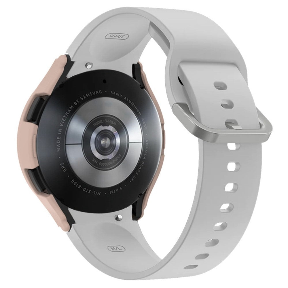 Samsung Galaxy Watch 5 (40mm) Gennemsigtig Plastik Bumper  - Gennemsigtig#serie_1