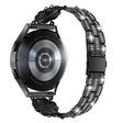 Notevolmente Resistente Samsung Smartwatch Metallo E Strass Universali Cinturino