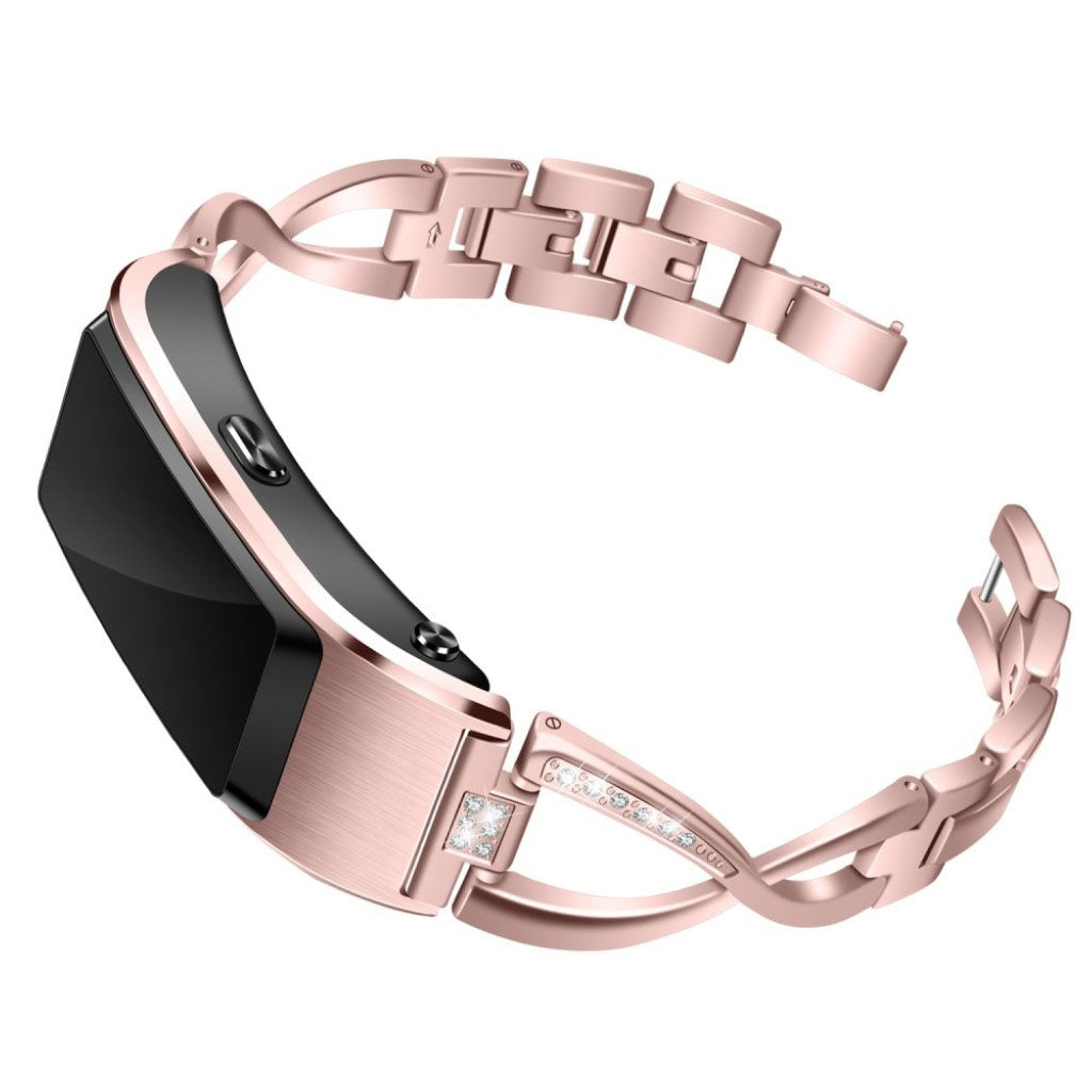 Mega sejt Huawei TalkBand B5 Metal og Rhinsten Rem - Pink#serie_3