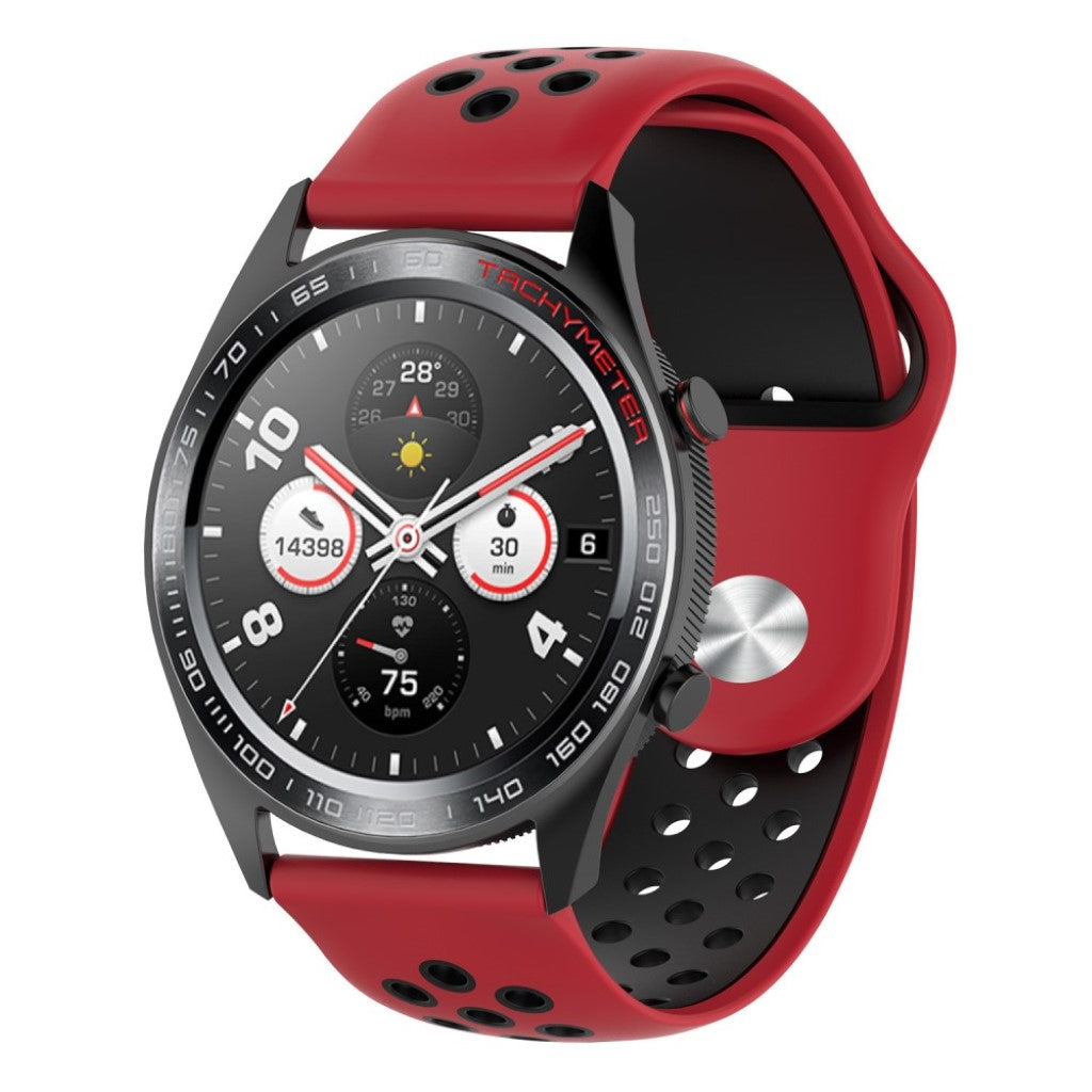 Nydelig Huawei Watch GT Silikone Rem - Rød#serie_6