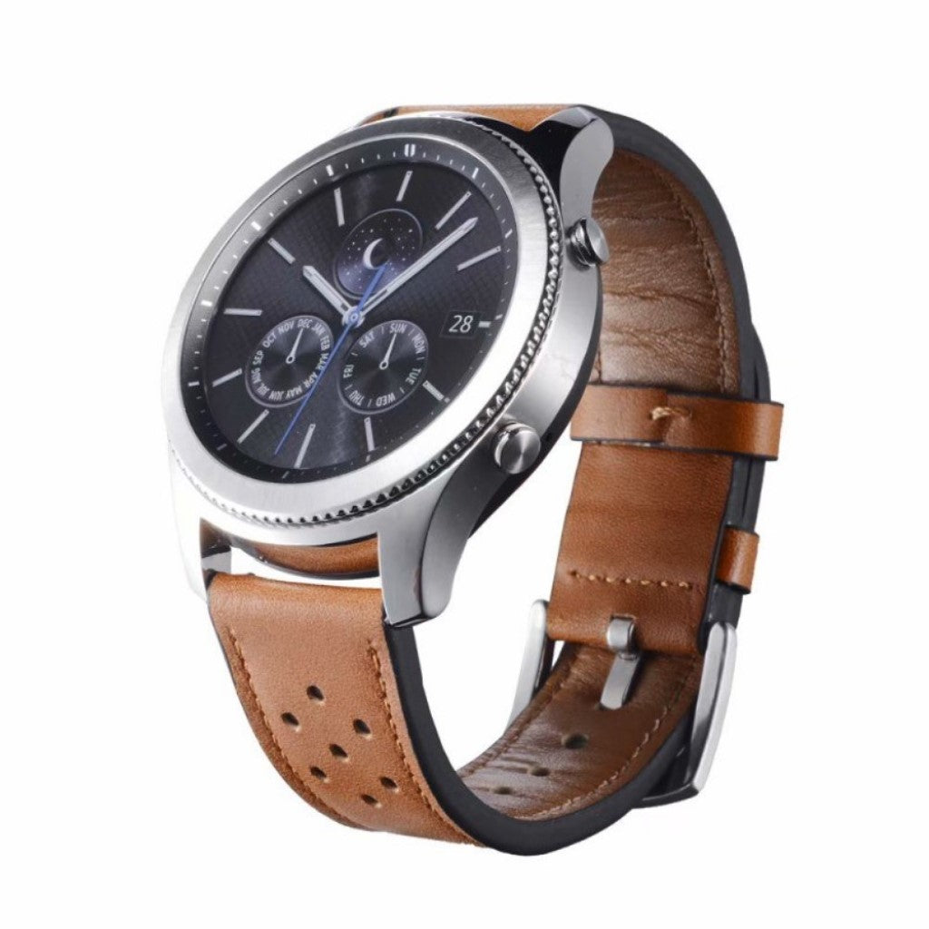  Huawei Watch GT 2 46mm / Huawei Watch GT 2e Kunstlæder Rem - Brun#serie_5