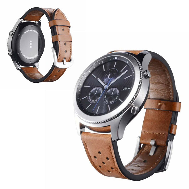  Huawei Watch GT 2 46mm / Huawei Watch GT 2e Kunstlæder Rem - Brun#serie_5