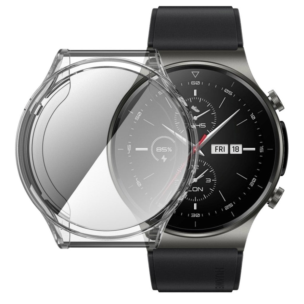 Vildt Fed Huawei Watch GT 2 Pro Silikone Cover - Gennemsigtig#serie_5