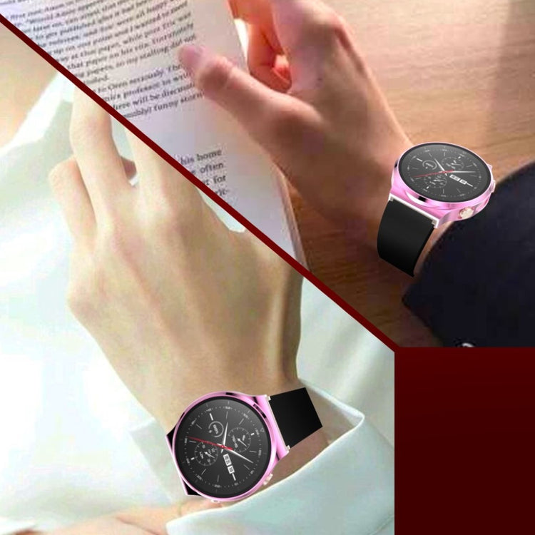 Fint Huawei Watch GT 2 Pro Plastik og Glas Cover - Pink#serie_1