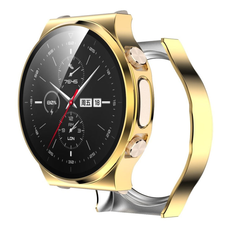 Fint Huawei Watch GT 2 Pro Plastik og Glas Cover - Guld#serie_3