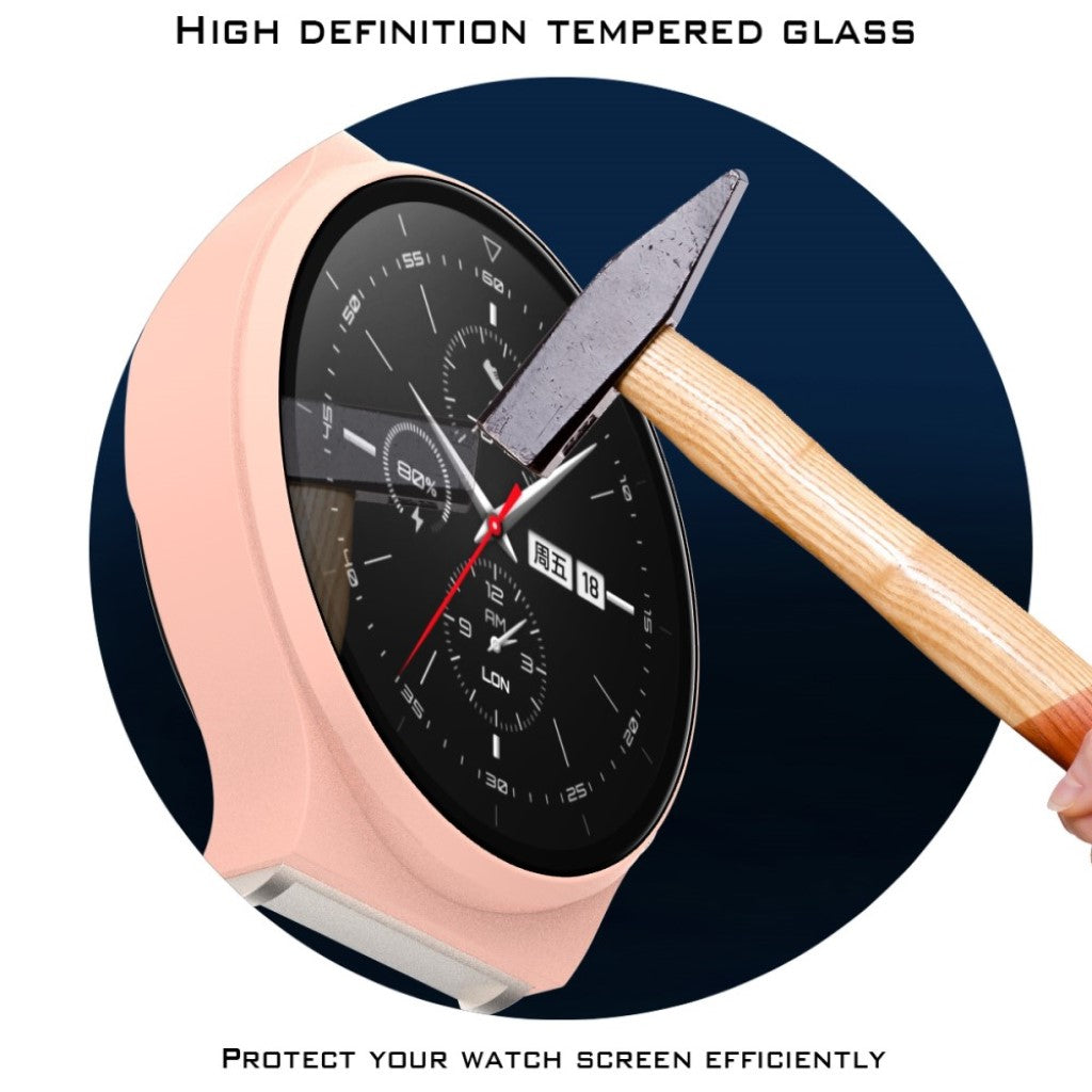 Godt Huawei Watch GT 2 Pro Plastik og Glas Cover - Pink#serie_2