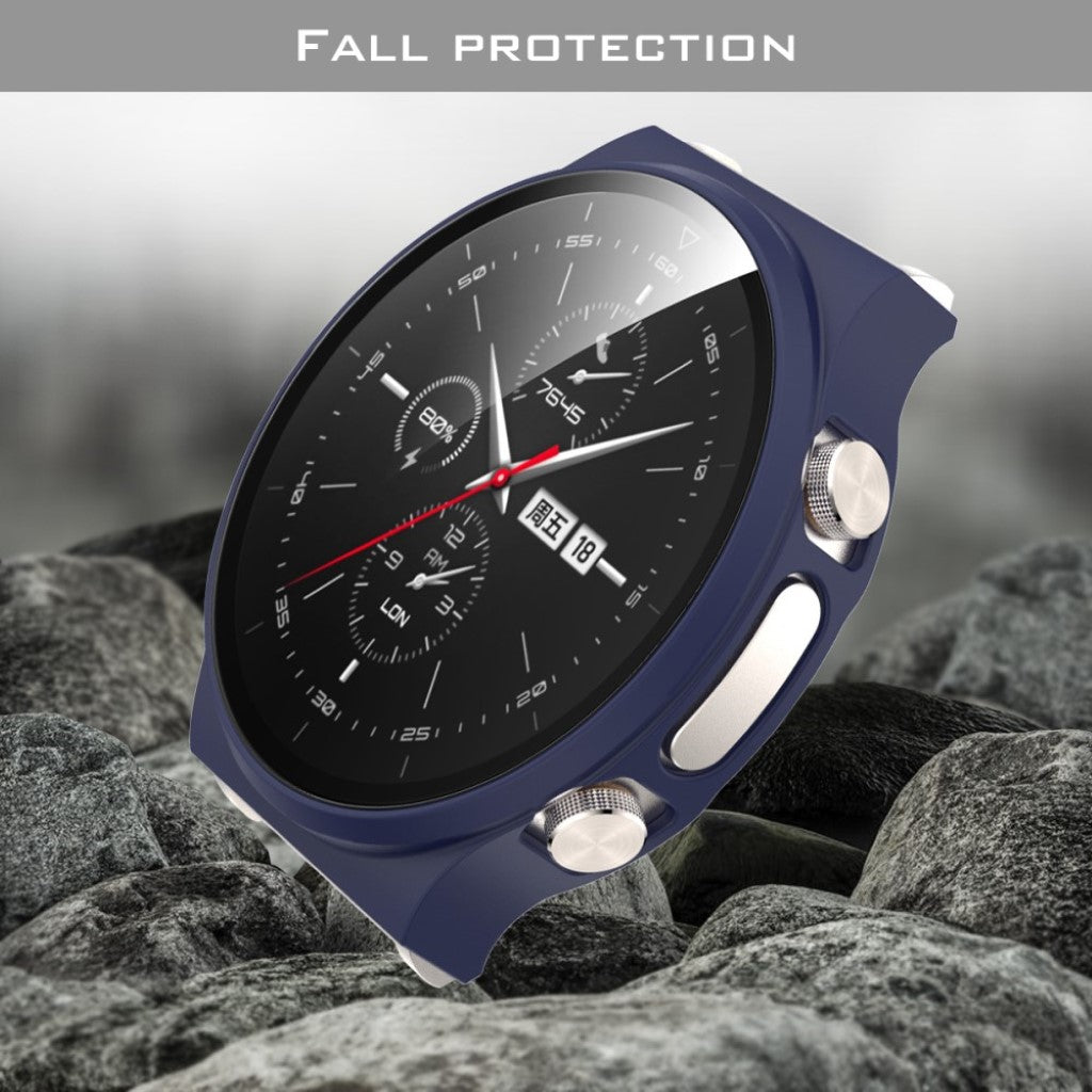 Godt Huawei Watch GT 2 Pro Plastik og Glas Cover - Blå#serie_7
