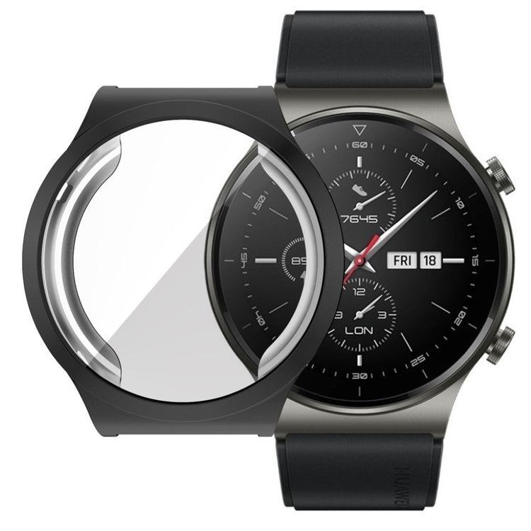 Super Fed Huawei Watch GT 2 Pro Silikone Cover - Sort#serie_1