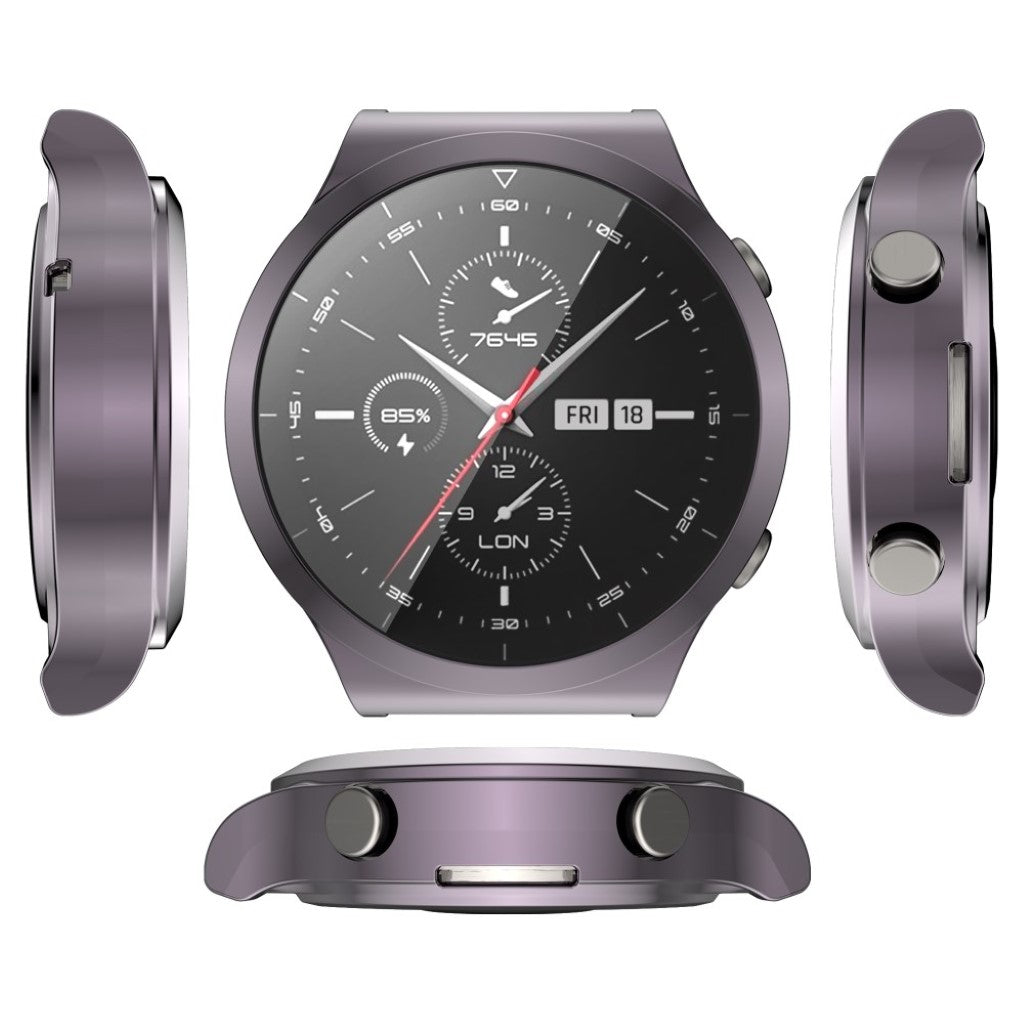 Super Fed Huawei Watch GT 2 Pro Silikone Cover - Sølv#serie_2