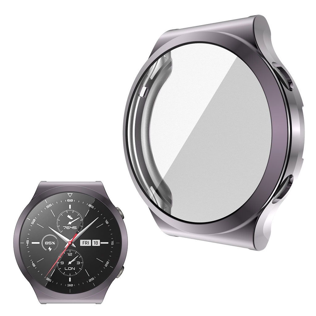 Super Fed Huawei Watch GT 2 Pro Silikone Cover - Sølv#serie_2
