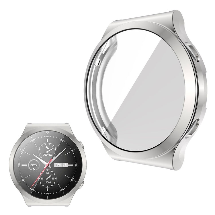 Super Fed Huawei Watch GT 2 Pro Silikone Cover - Sølv#serie_6