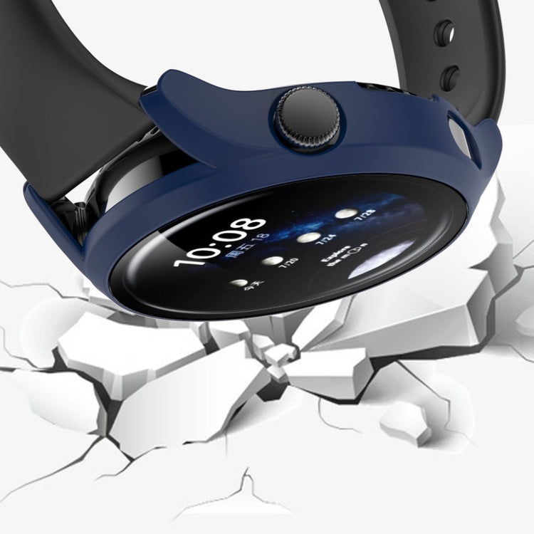 Godt Huawei Watch 3 Cover med Skærmbeskytter i Plastik og Hærdet Glas - Blå#serie_8