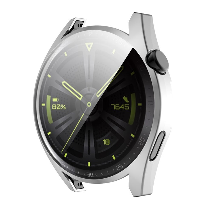 Flot Huawei Watch GT 3 (46mm) Plastik og Glas Cover - Sølv#serie_4