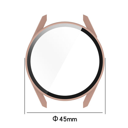 Fed Huawei Watch GT 3 (42mm) Cover med Skærmbeskytter i Plastik og Hærdet Glas - Grøn#serie_1