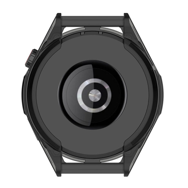 Huawei Watch GT Runner Gennemsigtig Silikone Bumper  - Sort#serie_1