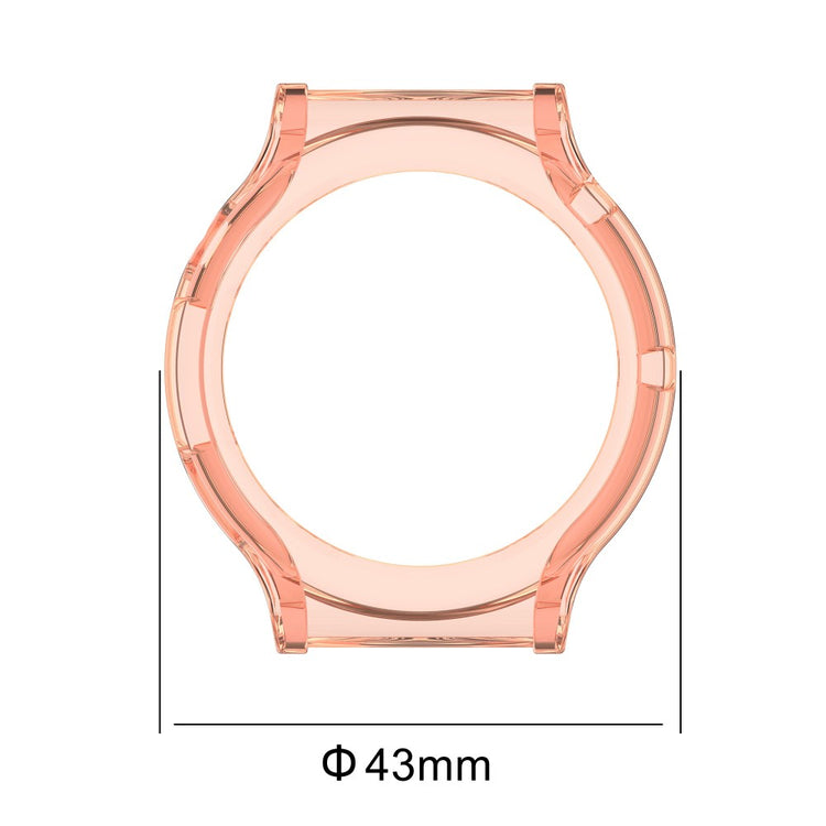 Huawei Watch GT 3 Pro 43mm Gennemsigtig Silikone Bumper  - Pink#serie_1