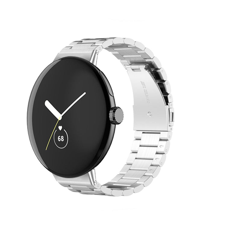 Rigtigt elegant Google Pixel Watch Metal Rem - Sølv#serie_2