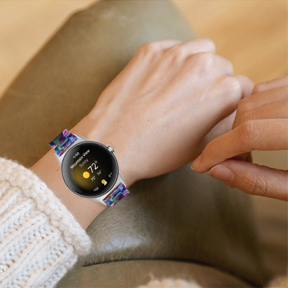 Mega skøn Google Pixel Watch Plastik Rem - Flerfarvet#serie_13