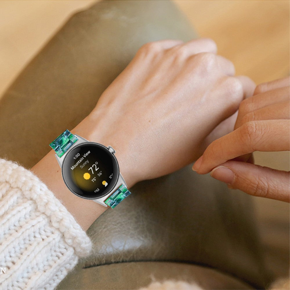 Mega skøn Google Pixel Watch Plastik Rem - Grøn#serie_5