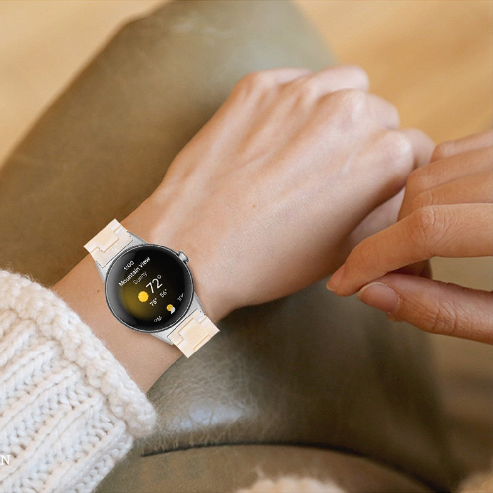 Mega skøn Google Pixel Watch Plastik Rem - Hvid#serie_7