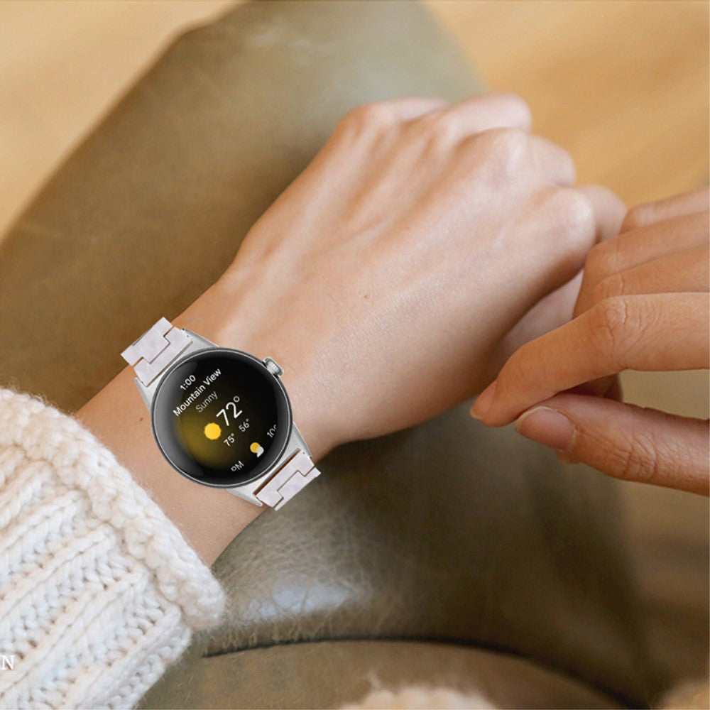 Mega skøn Google Pixel Watch Plastik Rem - Hvid#serie_9