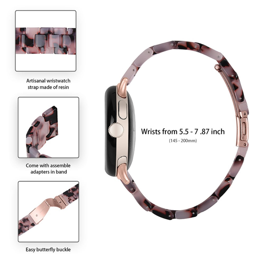 Super pænt Google Pixel Watch Plastik Rem - Pink#serie_15