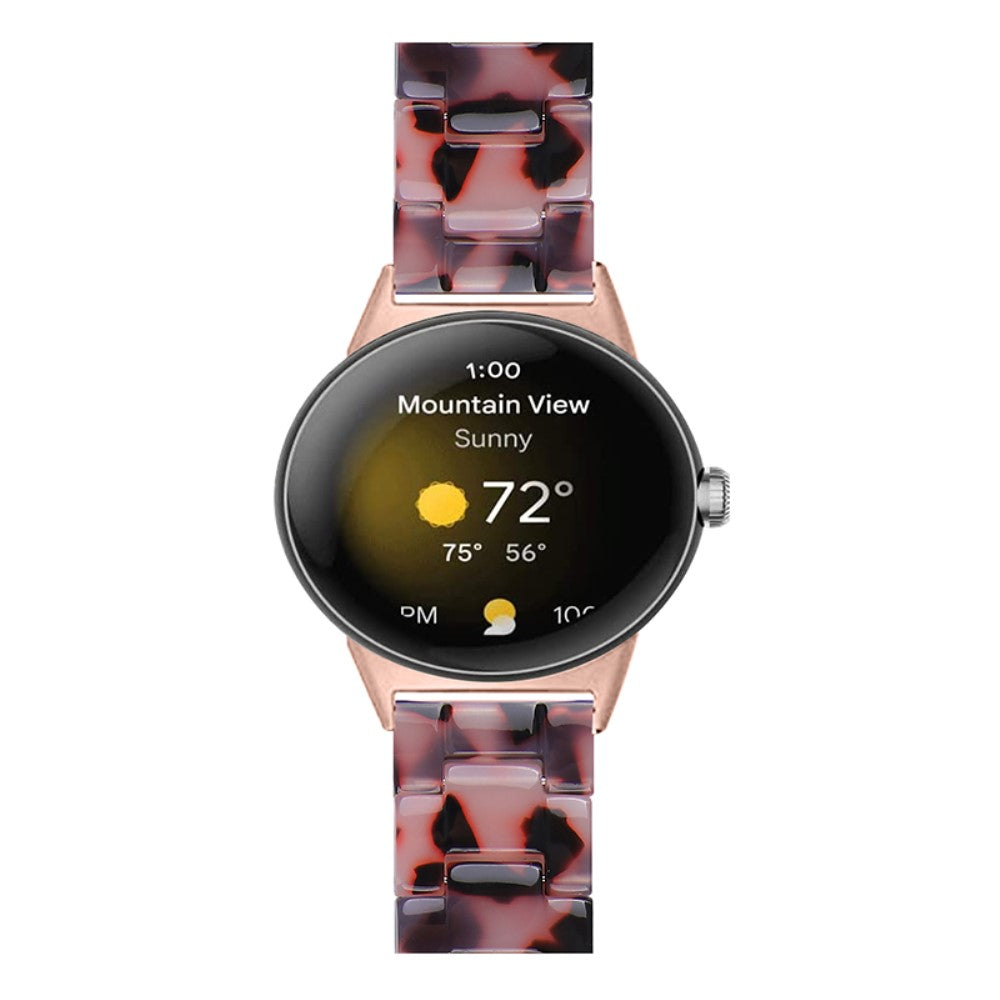 Super pænt Google Pixel Watch Plastik Rem - Pink#serie_15