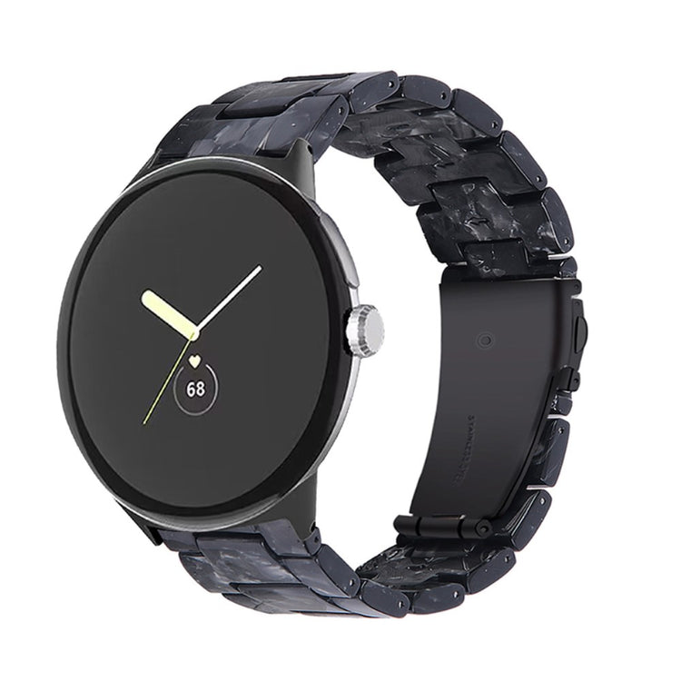 Super pænt Google Pixel Watch Plastik Rem - Sort#serie_17