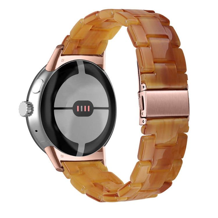 Super pænt Google Pixel Watch Plastik Rem - Brun#serie_22