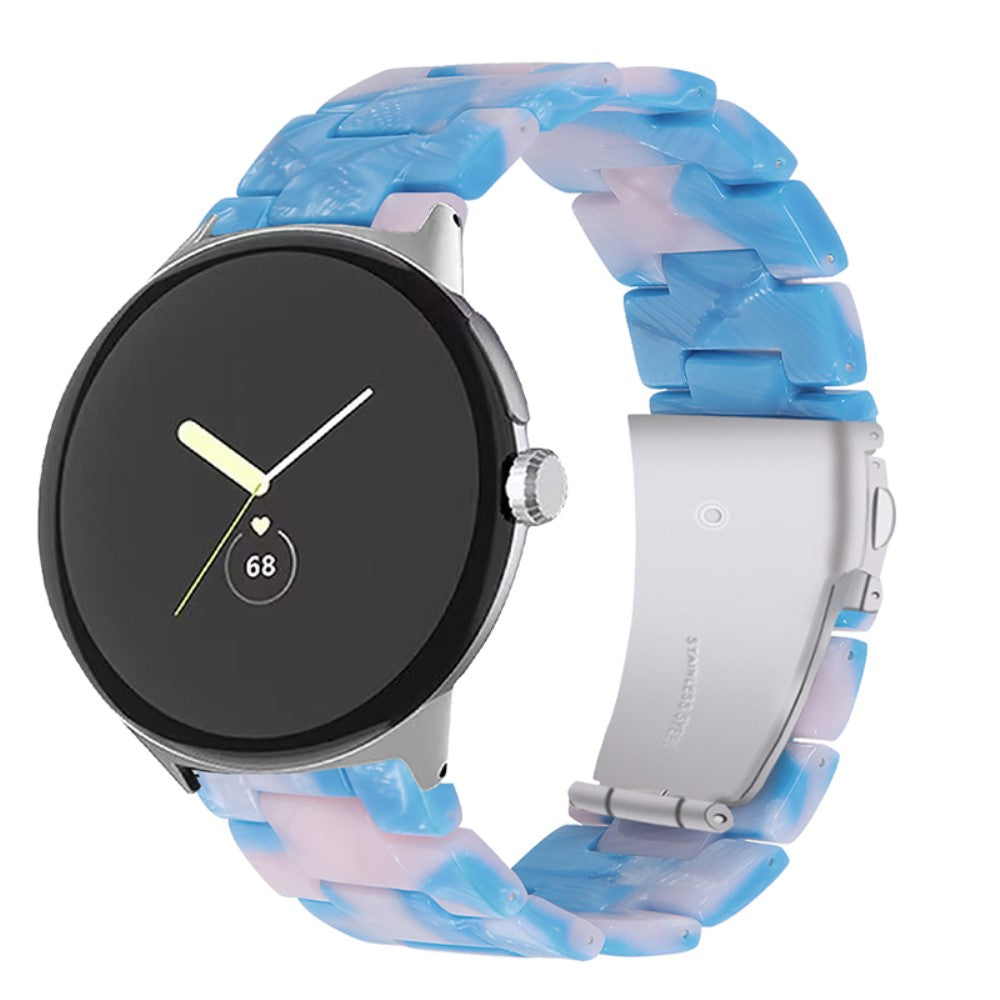 Super pænt Google Pixel Watch Plastik Rem - Blå#serie_4