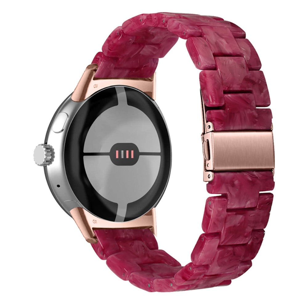 Super pænt Google Pixel Watch Plastik Rem - Rød#serie_7