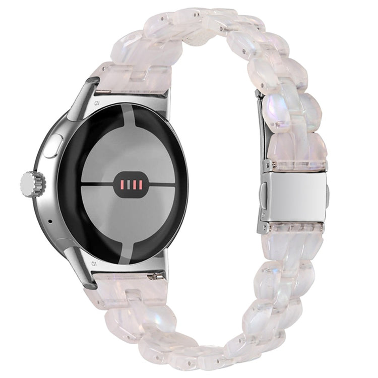 Meget fint Google Pixel Watch Plastik Rem - Hvid#serie_1