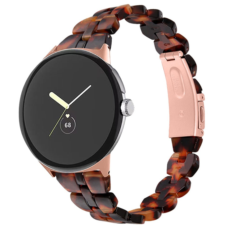 Meget fint Google Pixel Watch Plastik Rem - Brun#serie_2