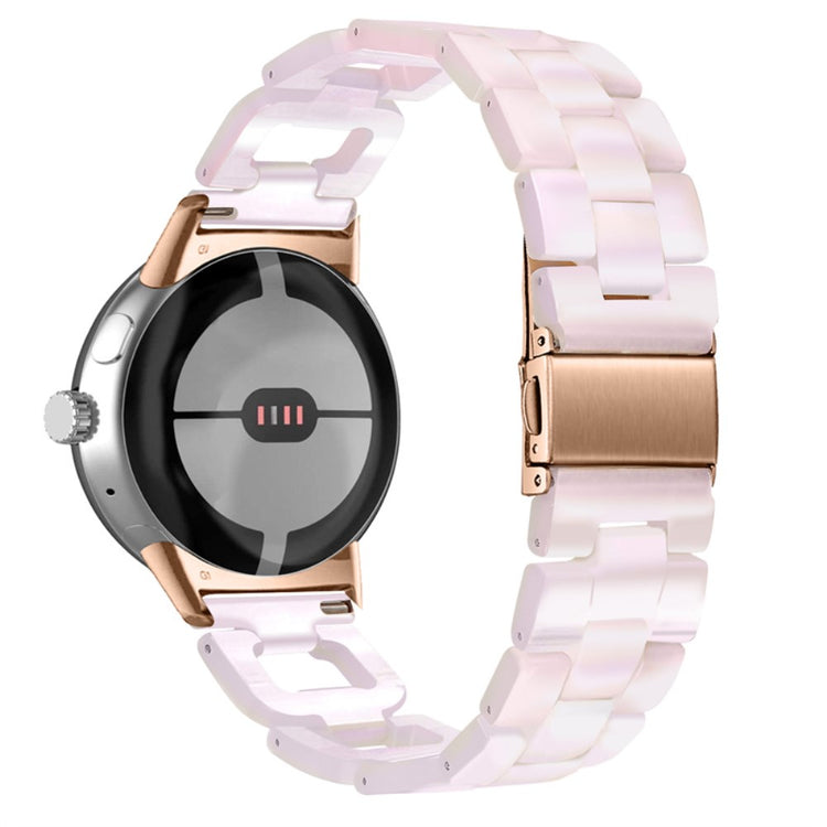 Super slidstærk Google Pixel Watch Plastik Rem - Pink#serie_9