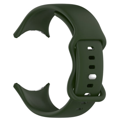 Vildt slidstærk Google Pixel Watch Silikone Rem - Grøn#serie_11
