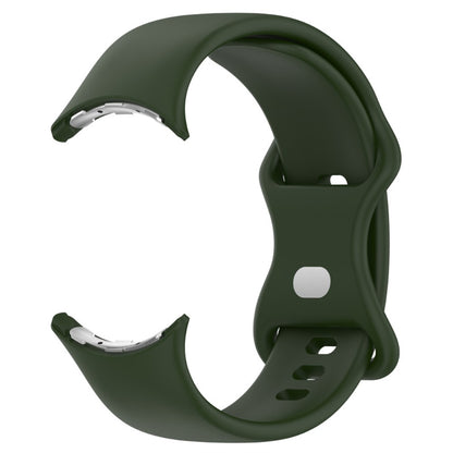 Vildt slidstærk Google Pixel Watch Silikone Rem - Grøn#serie_11