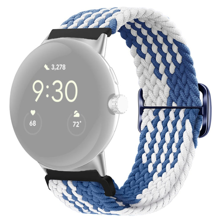 Mega smuk Google Pixel Watch Nylon Rem - Blå#serie_14