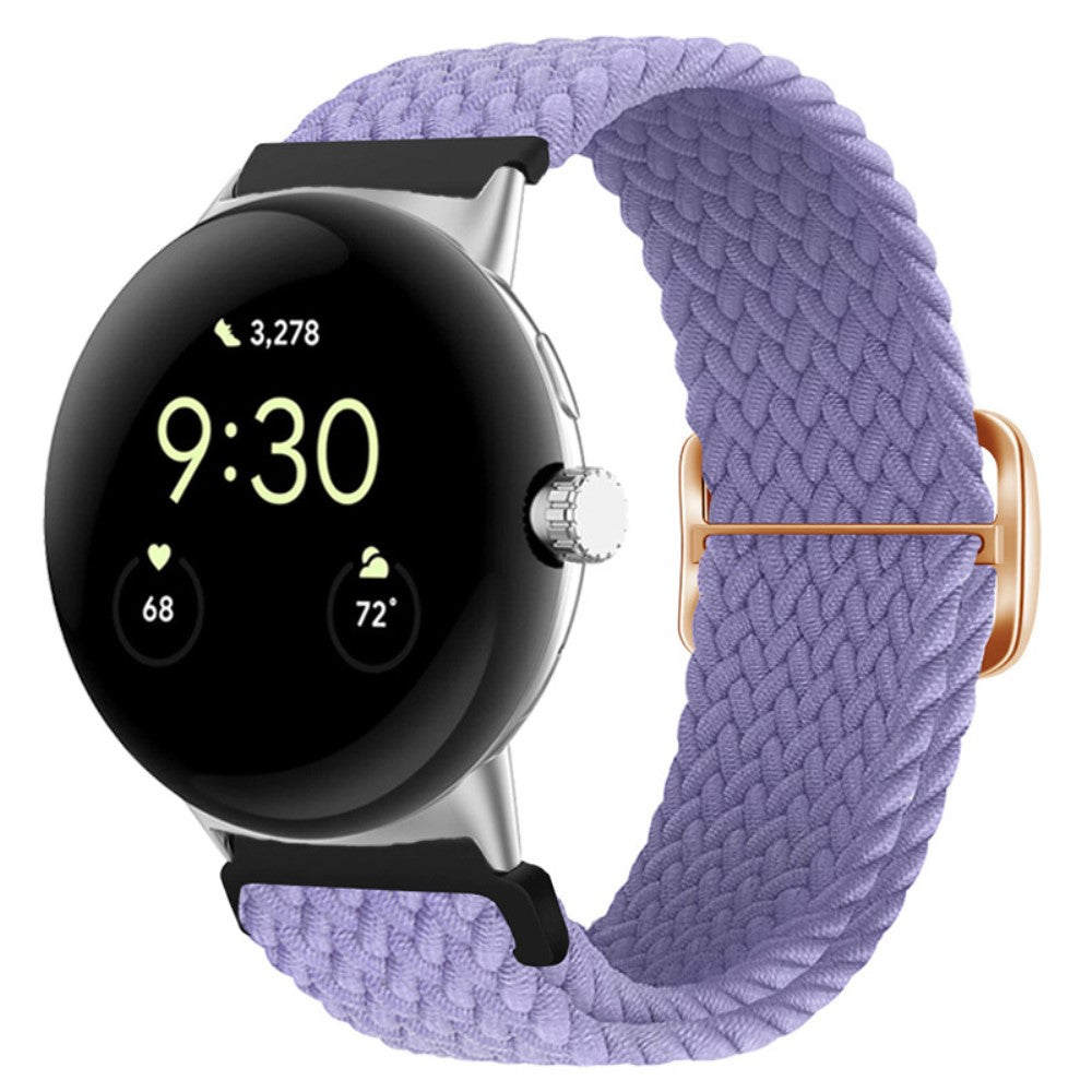 Mega smuk Google Pixel Watch Nylon Rem - Lilla#serie_17