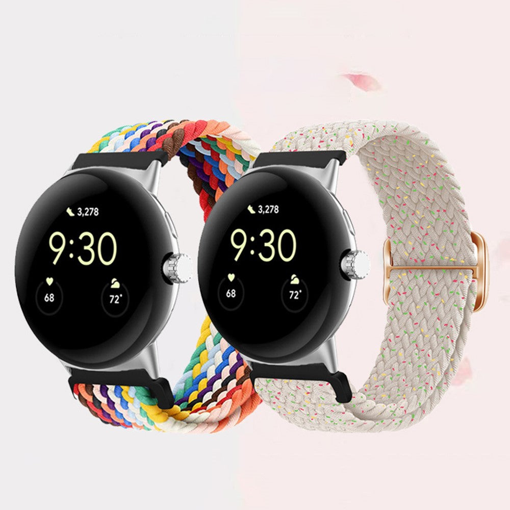 Mega smuk Google Pixel Watch Nylon Rem - Rød#serie_2