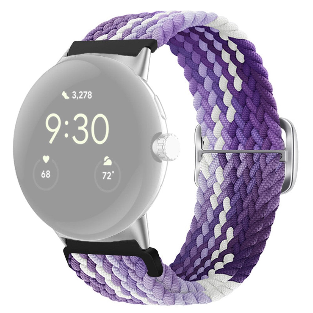 Mega smuk Google Pixel Watch Nylon Rem - Lilla#serie_4