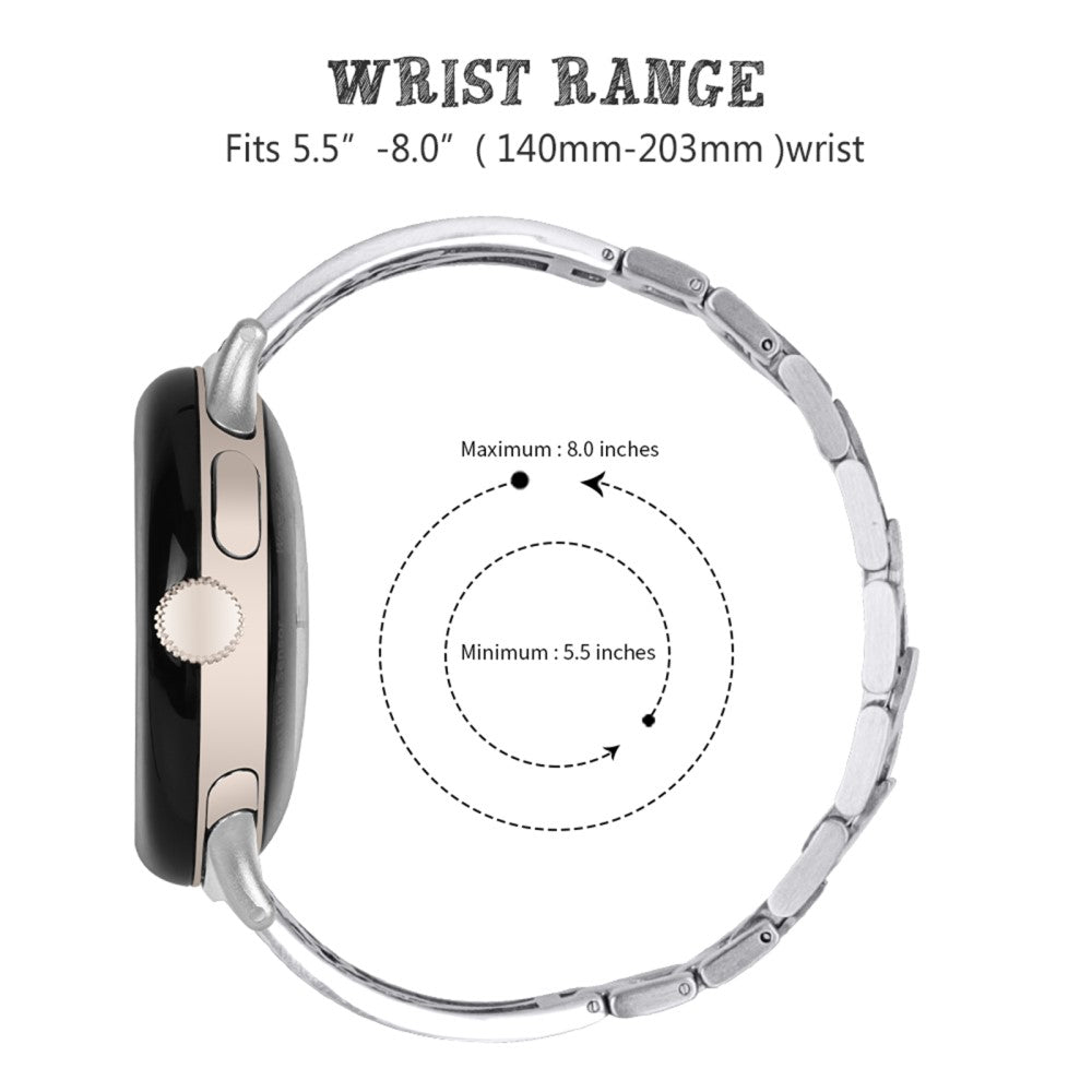Vildt nydelig Google Pixel Watch  Rem - Sølv#serie_140
