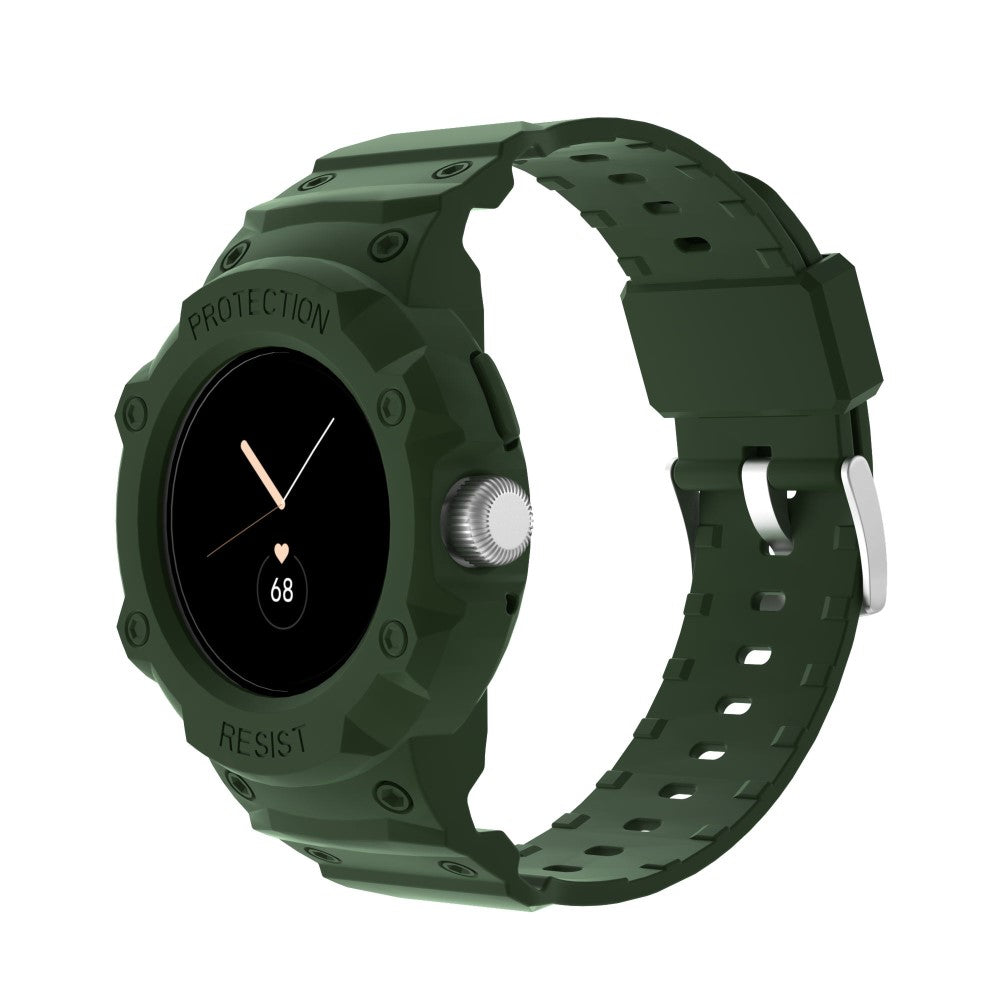 Vildt Elegant Silikone Rem passer til Google Pixel Watch - Grøn#serie_3