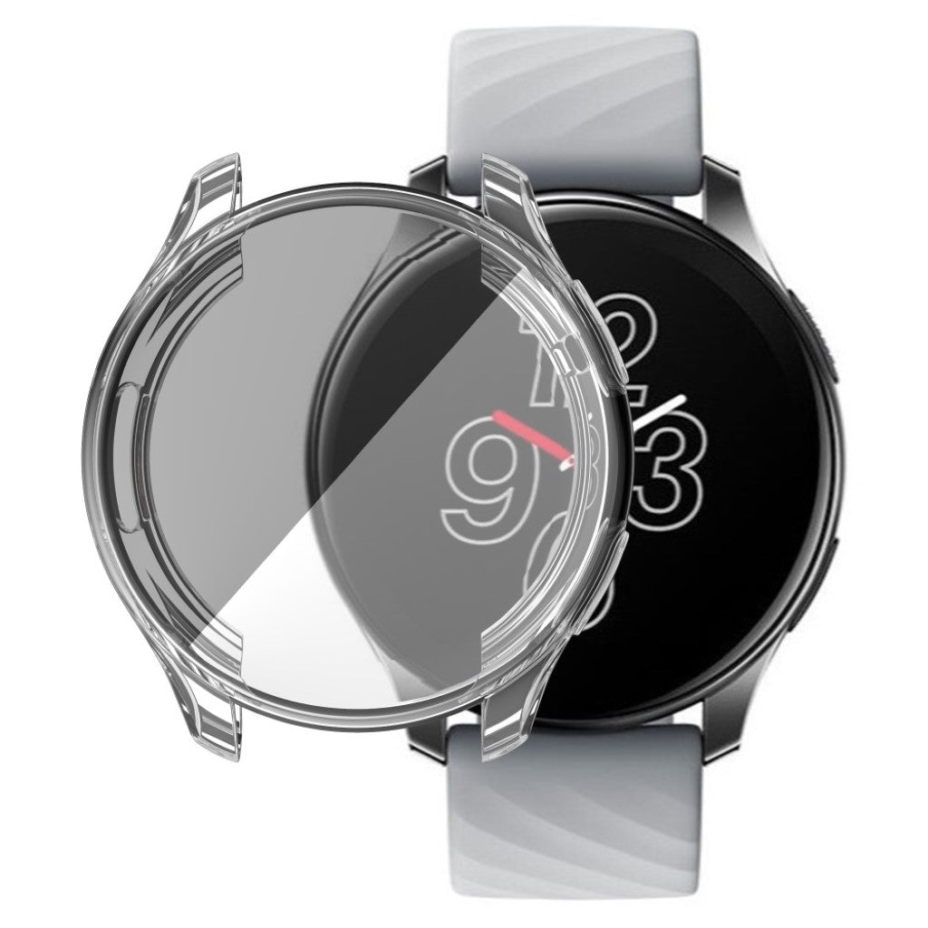 Mega Fed OnePlus Watch Silikone Cover - Gennemsigtig#serie_2